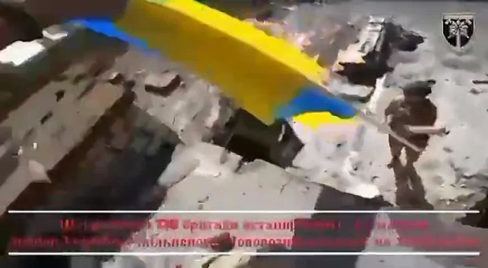 Михаил Ходарёнок: Военнослужащие 128-й бригады ВСУ подняли украинский флаг в посёлке Нововознесенское Херсонской области