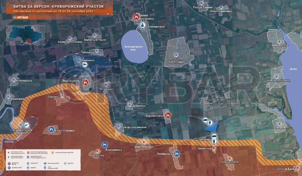 Битва за Херсон: обстановка на Ольгинском участке