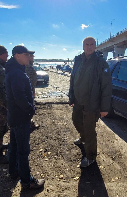Кириенко, Сальдо и Аксенов осмотрели Антоновский мост