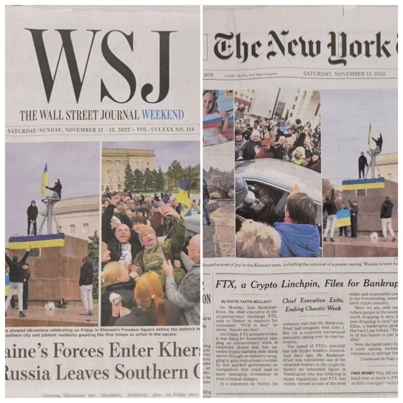 ������ The New York Times � The Wall Street Journal �� ������� ������������ ������� ������� �� ���� �������� ������� ������� ��� �������� ���