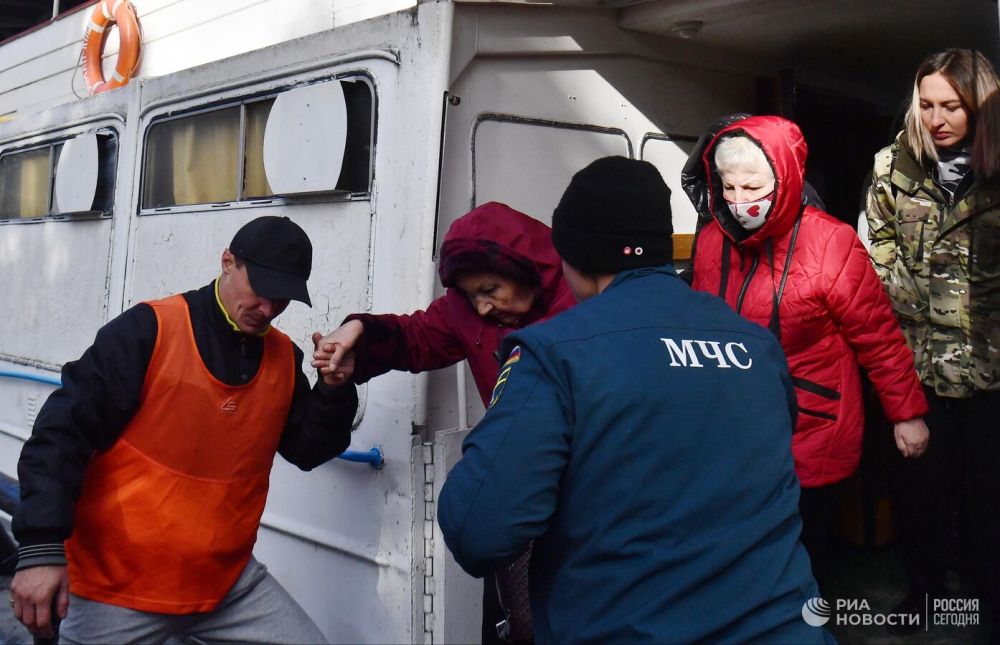 При обстреле пункта эвакуации в Алешках никто не пострадал