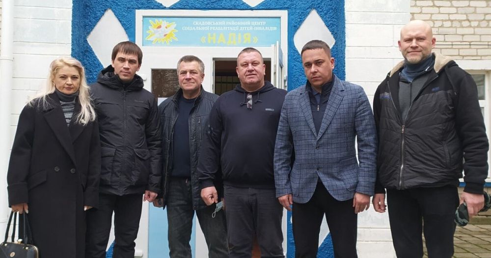 Для детей-инвалидов из Скадовска привезли телевизор