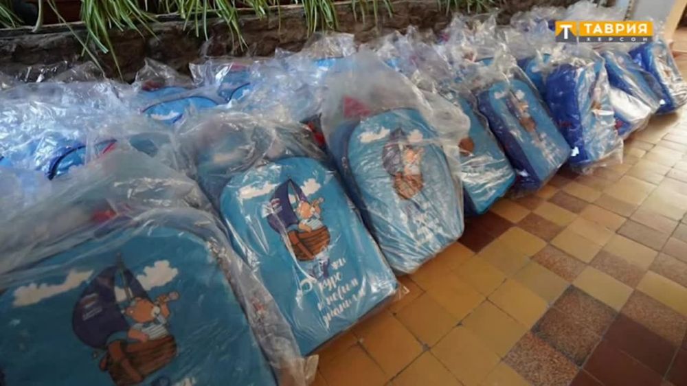 Гуманитарная миссия «Единой Россия» продолжает оказывать помощь образовательным учреждениям Херсонской области