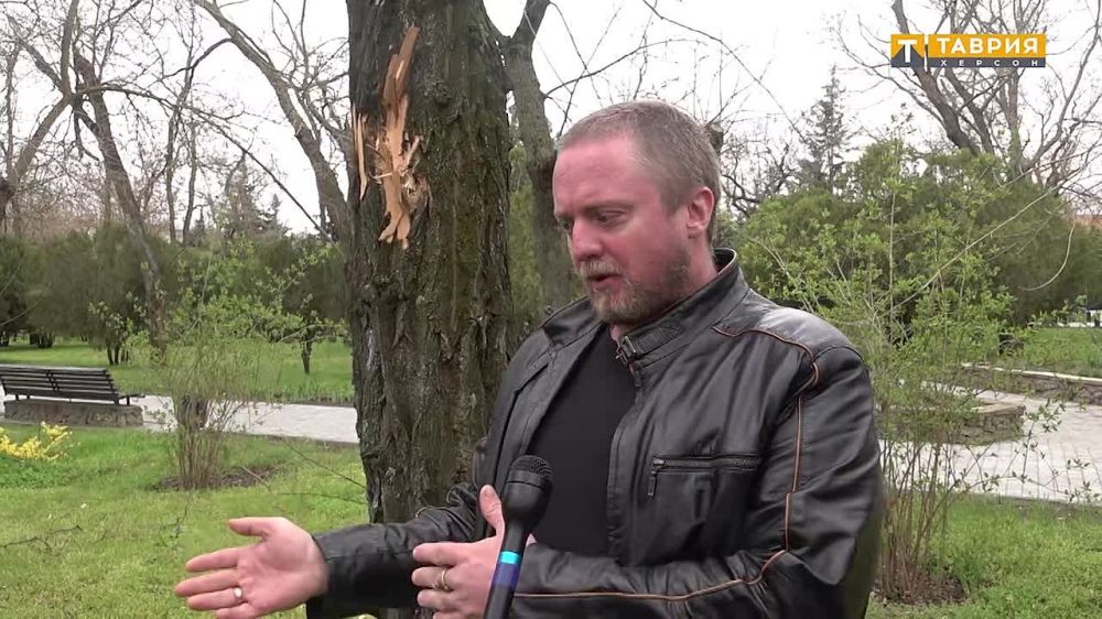 Американский журналист Патрик Ланкастер посетил Новую Каховку