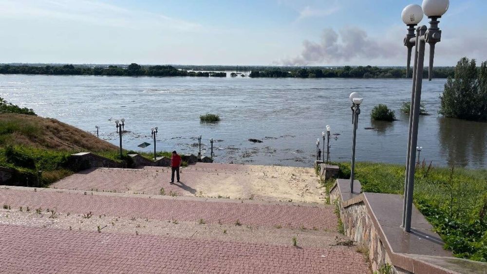 На подконтрольной Киеву части Херсонщины под воду ушли 1800 домов