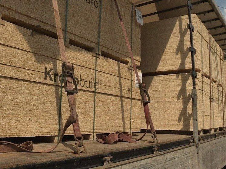 В Новую Каховку доставили гуманитарный груз и стройматериалы из Рязани