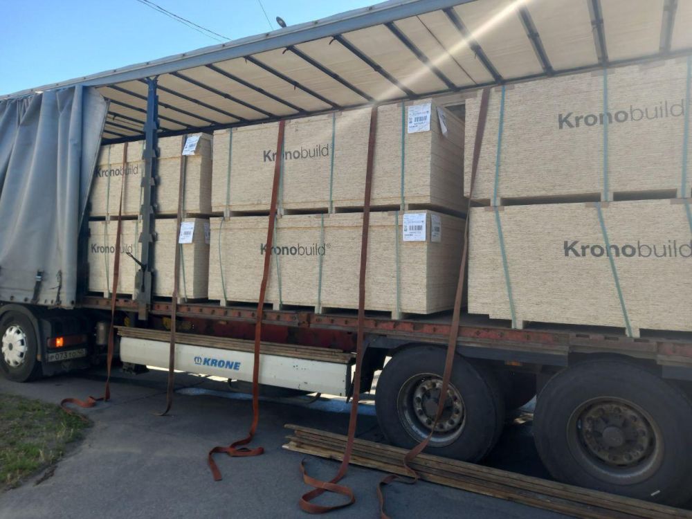 Стройматериалы из Рязанской области доставили в Новую Каховку