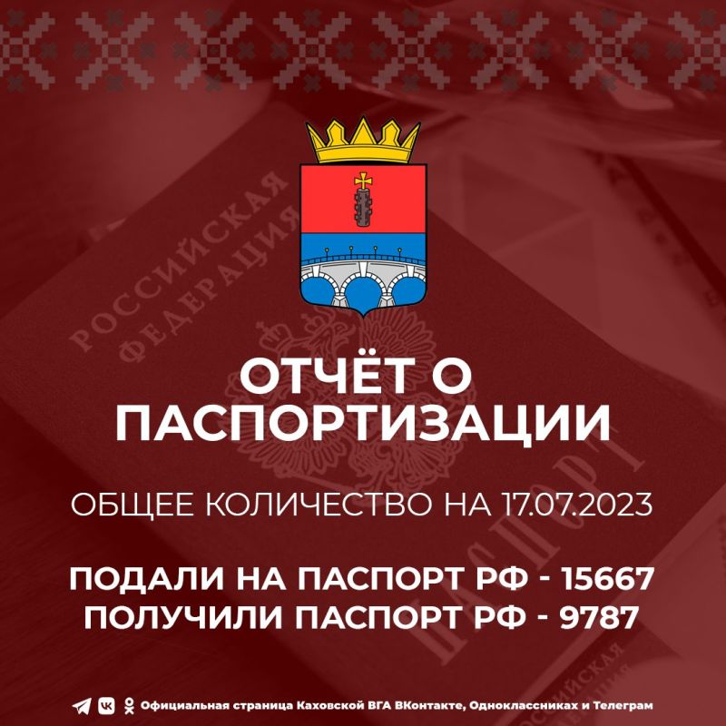 ��ר� � �������������. ����� ���������� �� 17.07.2023: ������ �� ������� �� - 15667 �������� ������� �� - 9787 @VGA_Kakhovka