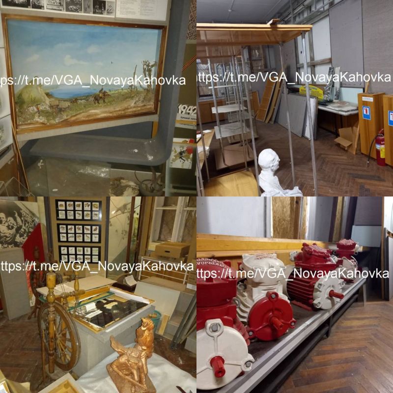 В Новой Каховке восстанавливают городской музей — ранее он пострадал от ракетного удара ВСУ