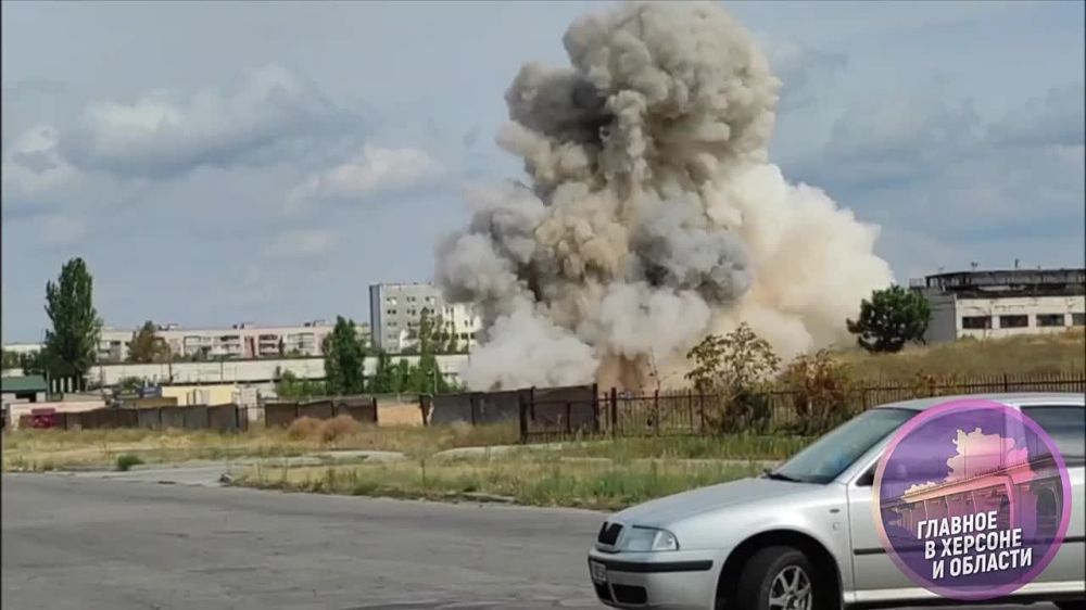 В Новой Каховке уничтожен вражеский снаряд НАТОвского образца — оперштаб ВГА Новой Каховки