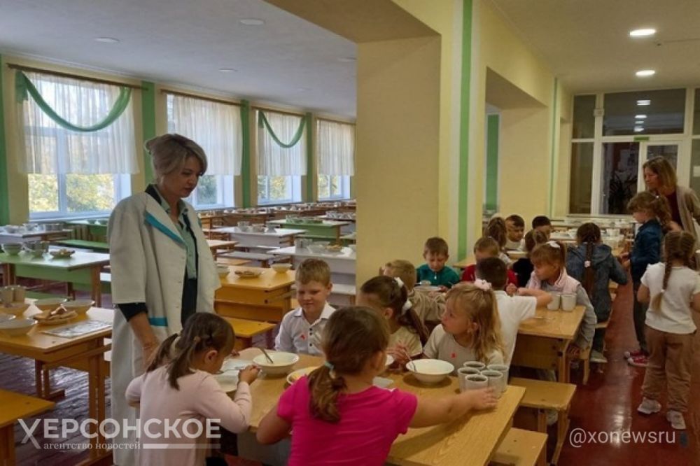 «Единая Россия» проверила качество питания в школах Херсонской области