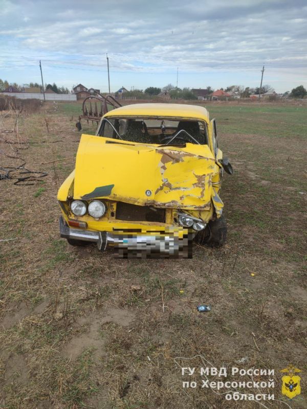 Полицейские выясняют обстоятельства ДТП с двумя пострадавшими в Скадовском районе