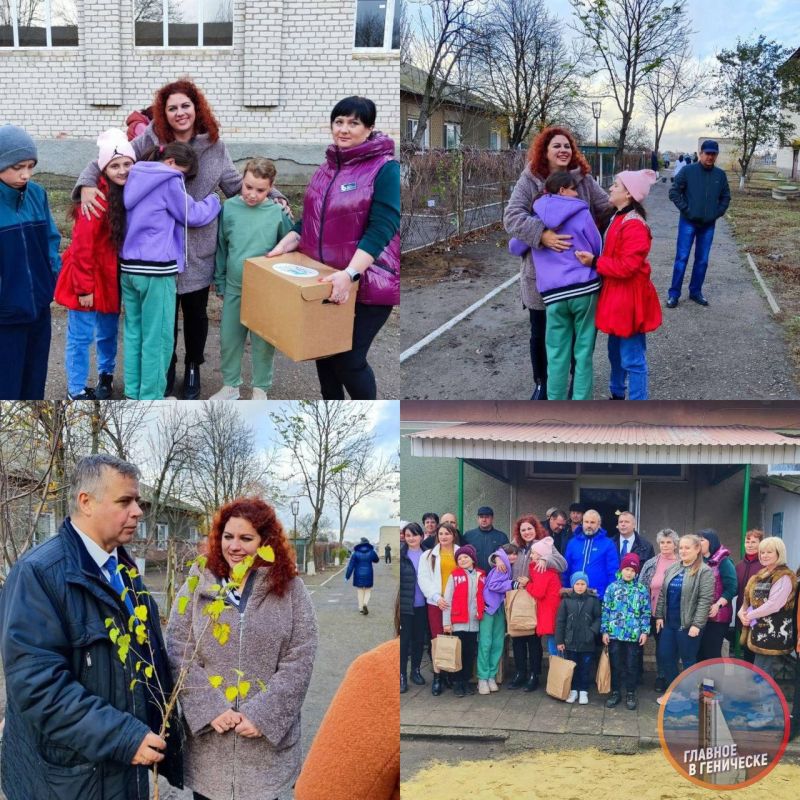 Детям из Владимиро-Ильинки передали благотворительную помощь и вручили подарки