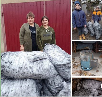 А на том берегу.... Топливные брикеты и буржуйки получили детские дома семейного типа правобережья, а также семьи, воспитывающие детей, лишенных родительской опеки