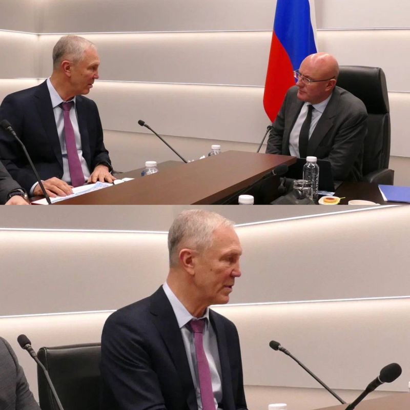 Владимир Сальдо провел рабочую встречу с заместителем председателя Правительства РФ Дмитрием Чернышенко