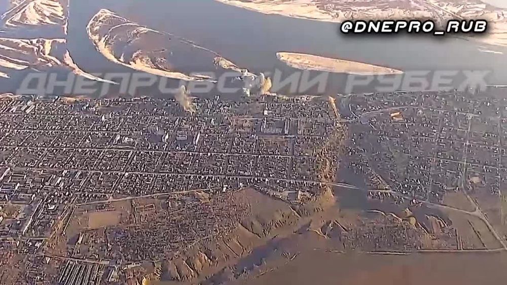 Точные бомбовые удары авиации ВКС РФ по пунктам временного базирования ВСУ в Бериславе