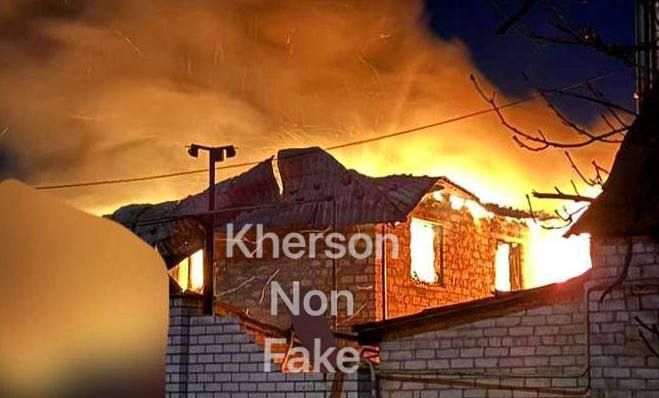 Прошедшая ночь в прибрежных районах Херсона