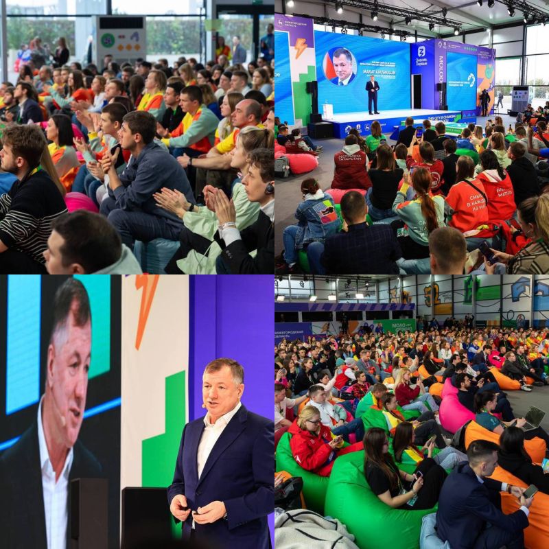 Марат Хуснуллин рассказал участникам Всемирного фестиваля молодежи о восстановлении новых регионов