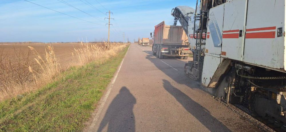 Ремонт автомобильной дороги Железный порт – Большевик – Лазурное – Скадовск