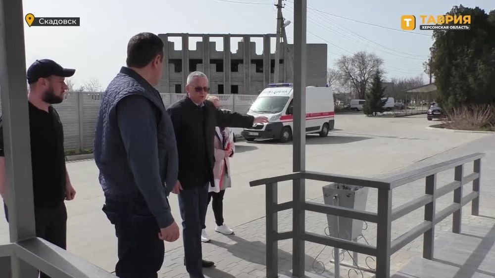 Министр здравоохранения Кабардино-Балкарской Республики посетил медучреждения Скадовского округа