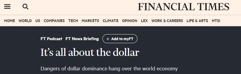 ��������� ������� ������ � ����� � ��������� �������� ��� ���, ����� Financial Times
