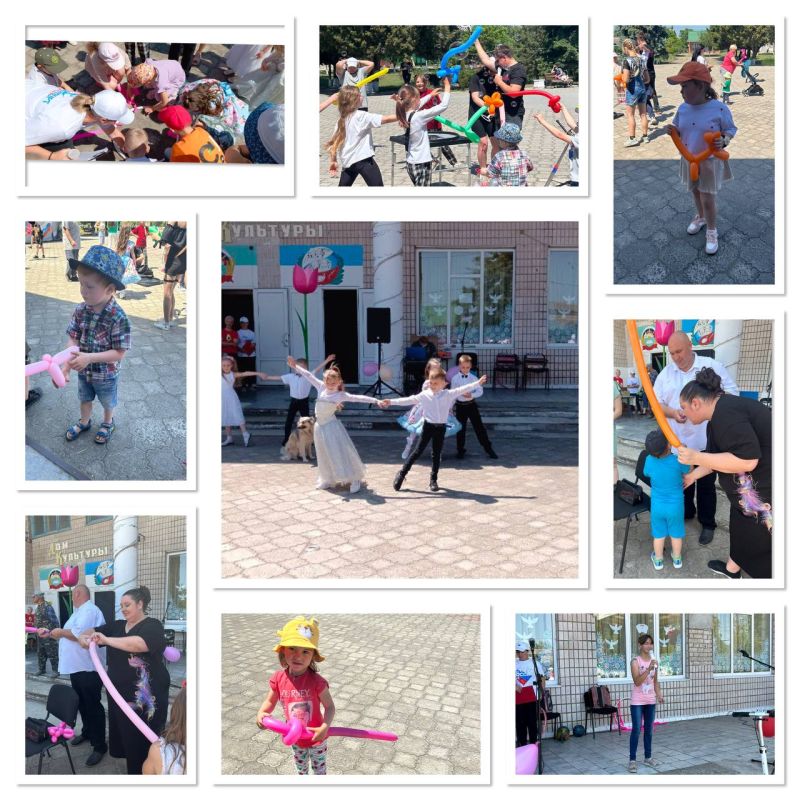 Сегодня в Лазурном отметили праздник День защиты детей