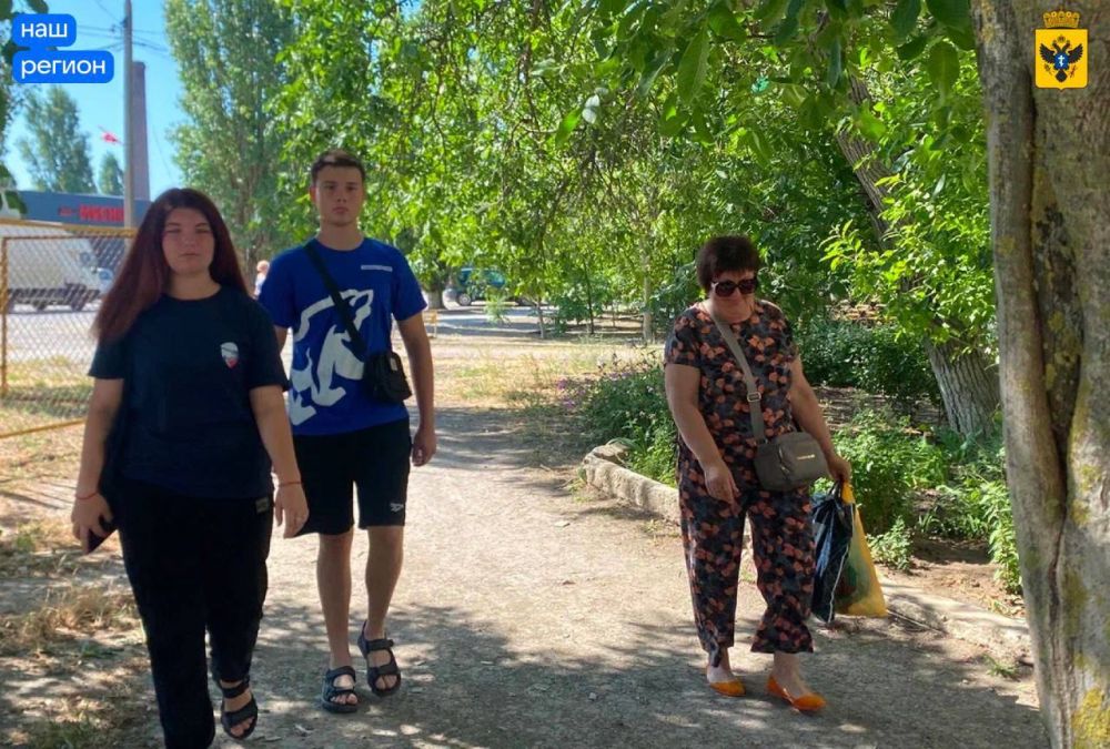 Волонтеры «Единой России» оказали помощь пожилым людям в Херсонской области