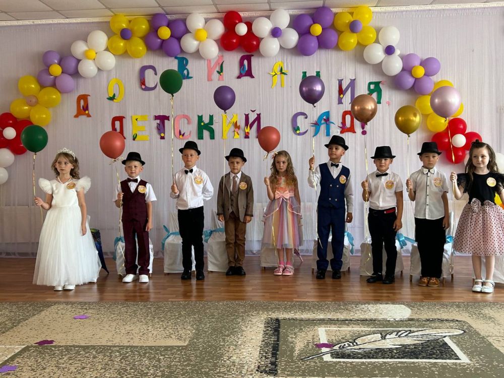 Сегодня в детском саду «Солнышко» прошел выпускной старшей группы