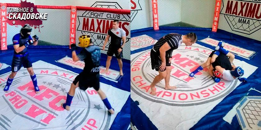 В Лазурном прошел турнир по смешанным боевым единоборствам ММА