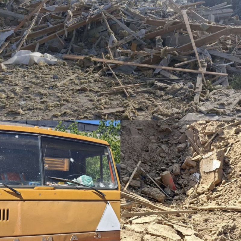 Украинские авиабомбы разрушили два жилах дома в Алешкинском округе