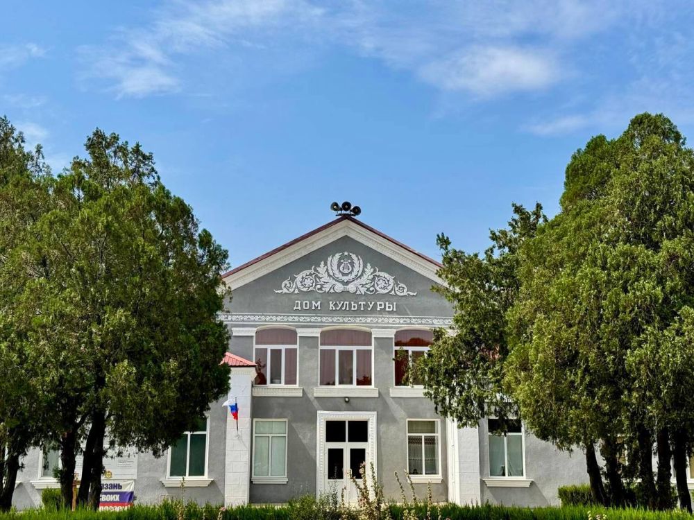 В селе Чкалова Новотроицкого округа отремонтировали местный Дом культуры