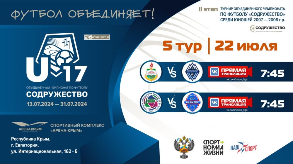 5 ��� ������������� ���������� ������������ U-17!