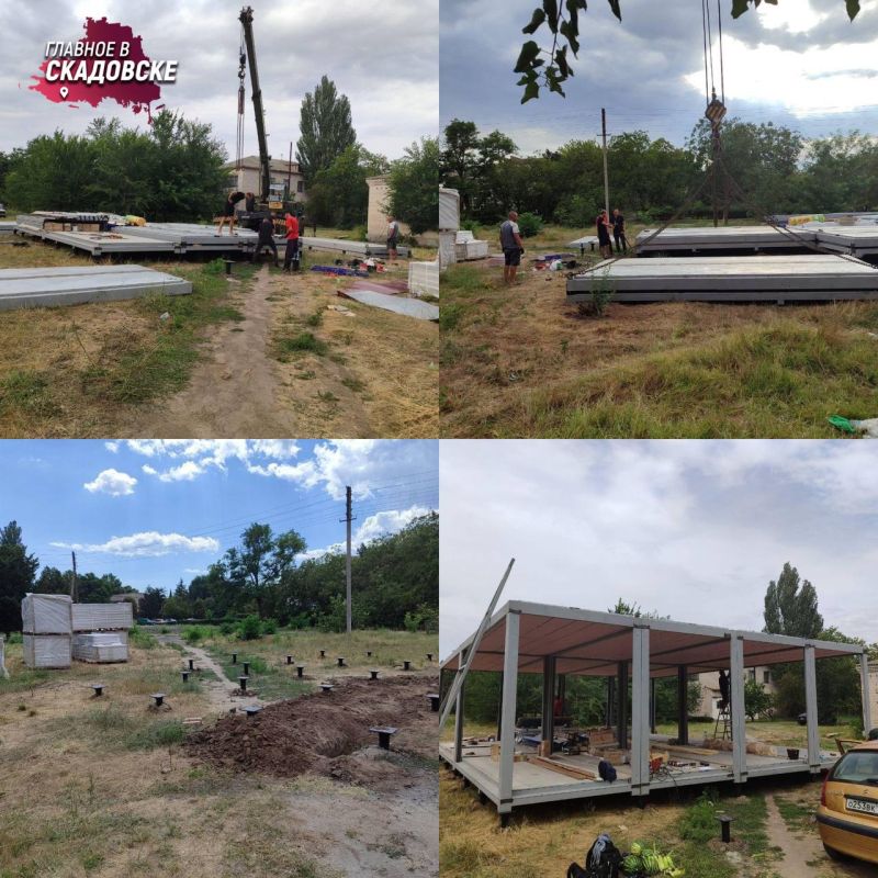 Новый фельдшерско-акушерский пункт строится в селе Красное