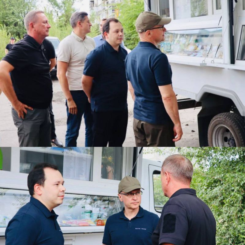 Первый заместитель Руководителя Администрации Президента ознакомился с ассортиментом и ценами в автолавках Североденцка в ДНР