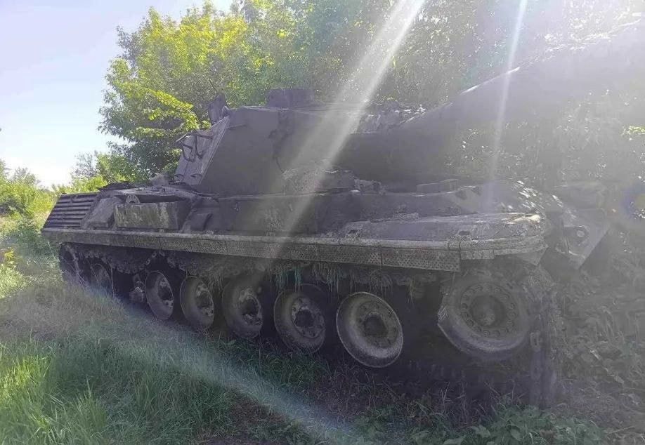 Leopard 1A5 ������ ����� ���������� � �������������� �������������� �������� 3��39 "����������"