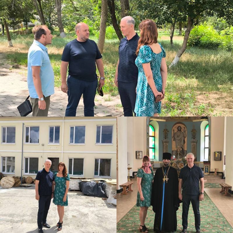 Владимир Сальдо проверил ремонтные работы Тарасовской школы Алешкинского округа