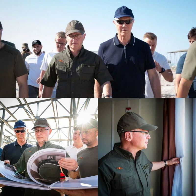 Губернатор Херсонской области вместе с Сергеем Кириенко посетили работы по строительству арт-кластера «Таврида»