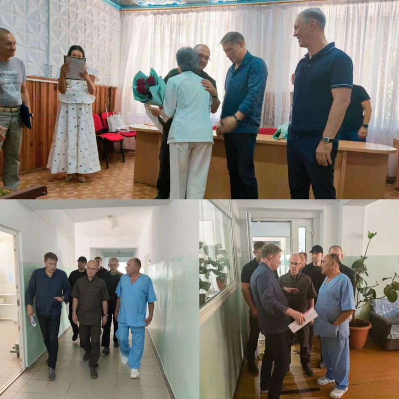 В Алешкинскую ЦРБ привезли новое оборудование, а также вручили медработникам государственные, президентские и ведомственные награды