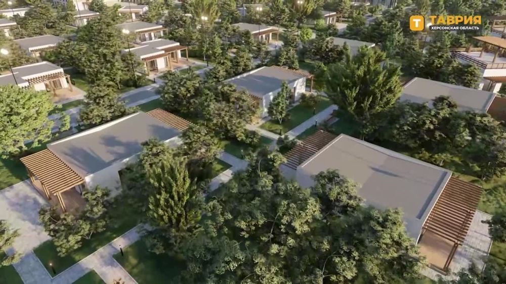 У нас появились эксклюзивные кадры визуализации проекта арт-кластера "Таврида" в Херсонской области