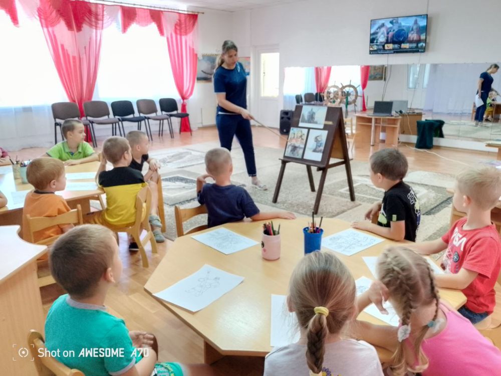 В детском саду "Солнышко" прошло занятие на тему: День богатырей