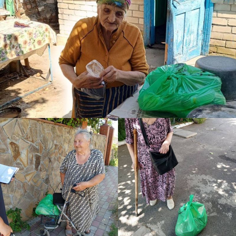 Маломобильным жителям Скадовска выдали 340 продуктовых наборов