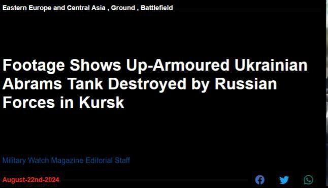 20 �� 31 ����� Abrams, ������������ ��� �������, ��� ����������, � ������ �� ����������� - �������� Military Watch Magazine