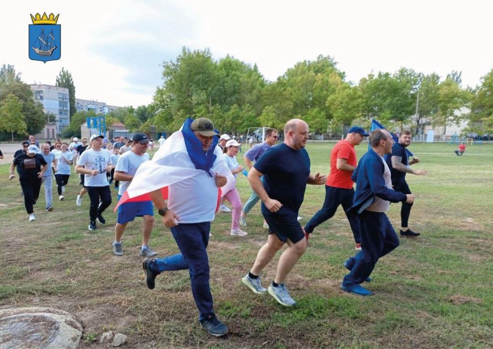 Массовый забег муниципальных служащих состоялся в Алешкинском округе