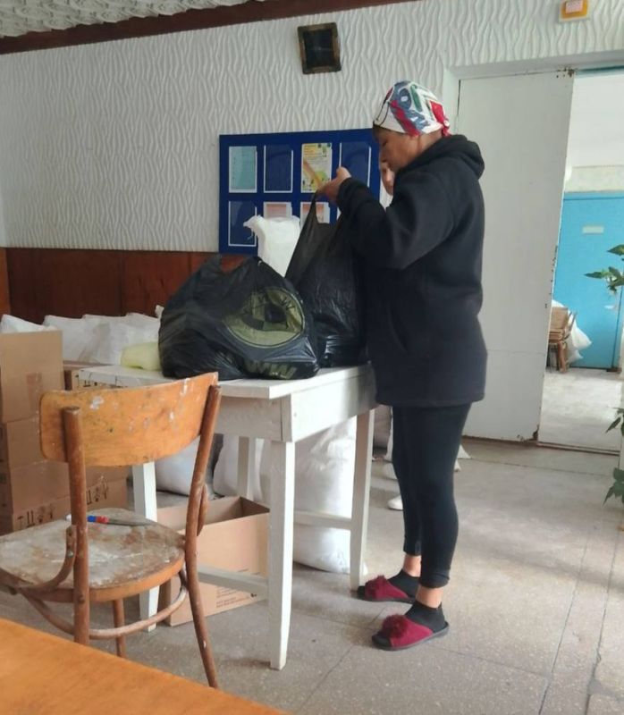 Александр Дудка: В территориальном управлении Шевченко выдали гуманитарную помощь