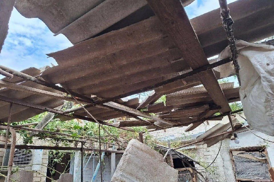 Владимир Сальдо опубликовал кадры обстрела Херсонской области