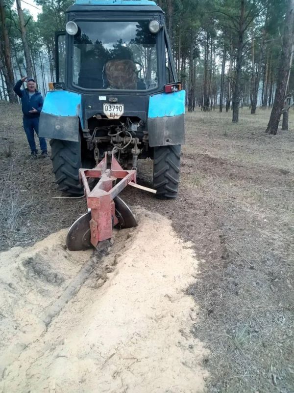 Александр Дудка: Скадовский лесхоз проводит работы по профилактике лесных пожаров