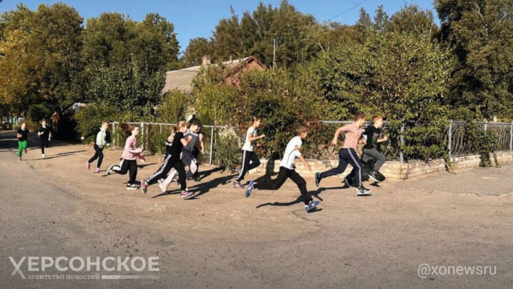 В Алешкинском округе провели Всероссийский день бега «Кросс нации»