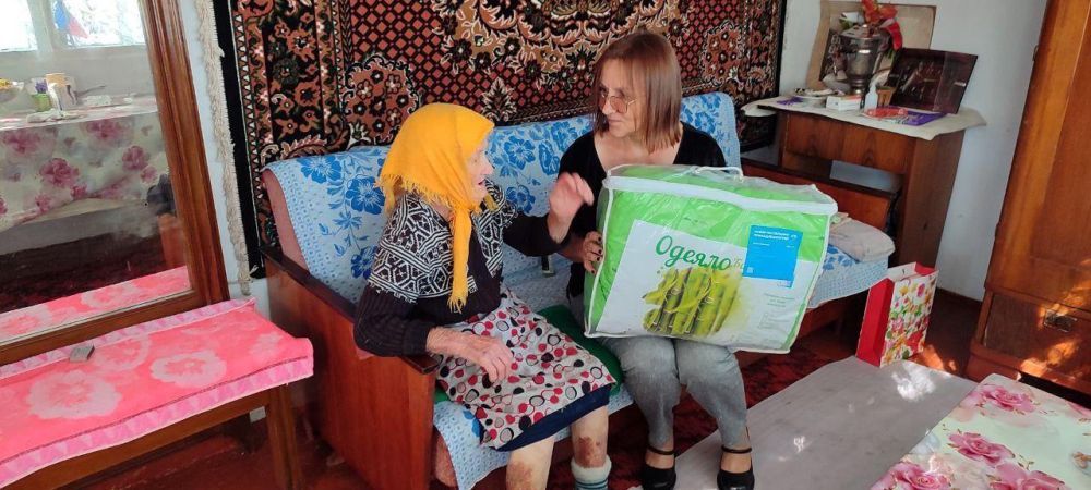 В Скадовском округе поздравили старожилов с наступающим праздником — Днем города