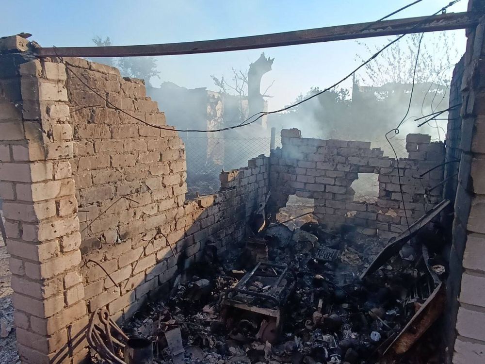 Владимир Сальдо: поселок Днепряны находится под непрерывным минометным огнем противника