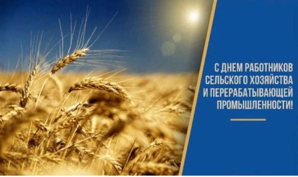 Александр Дудка: Поздравляю работников и ветеранов агрокомплекса с профессиональным праздником - Днем работника сельского хозяйства и перерабатывающей промышленности!